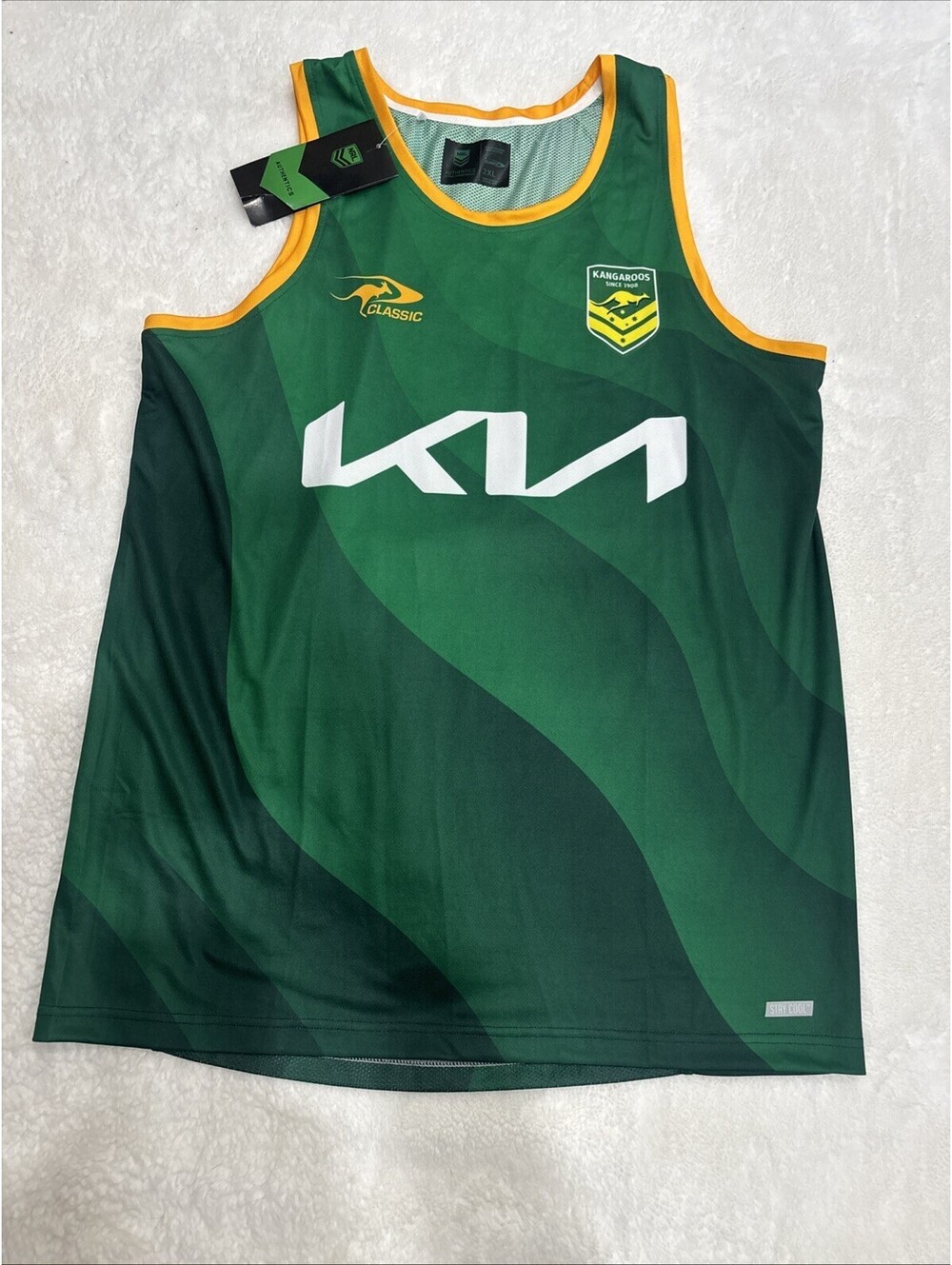 Official Australian Kangaroos Rugby League Jersey Kia Size 2XL